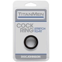 Erekční kroužek TitanMen Tools Cock Ring černý