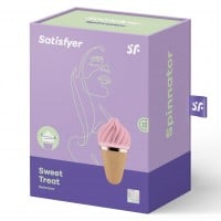 Spinátor Satisfyer Sweet Treat růžovo-hnědý