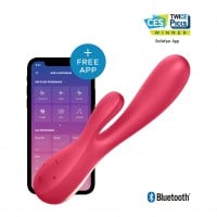 Silikonový vibrátor Satisfyer Mono Flex červený