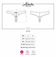 Obsessive Alabastra Crotchless Thong