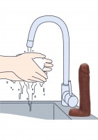 Mýdlo penis Dicky Soap Chocolate