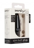 Shots Toys Slim Butt Plug Blue