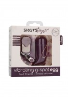 Vibračné vajíčko Shots Toys Wireless G-Spot Big fialové