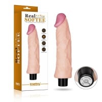 Vibrační dildo Lovetoy Real Softee 8.3″