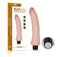 Vibrační dildo Lovetoy Real Softee 9″