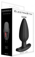 ElectraStim Silicone Noir Rocker Butt Plug Large