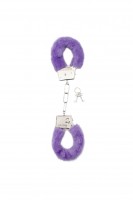 Shots Toys Furry Handcuffs Red