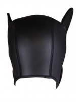 Psí maska Neoprene Puppy Hood červeno-černá