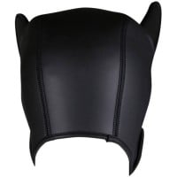 Psia maska Neoprene Puppy Hood šedo-čierna