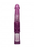 Shots Toys Rotating Rabbit Pearl Vibrator Purple