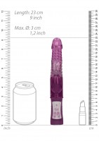 Shots Toys Rotating Rabbit Pearl Vibrator Purple