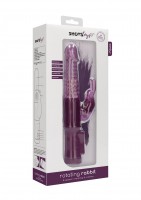 Shots Toys Rotating Rabbit Pearl Vibrator Purple