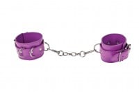 Ouch! Leather Cuffs Pink