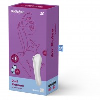 Vibrátor s tlakovými vlnami Satisfyer Dual Pleasure White