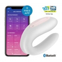 Vibrátor pre páry Satisfyer Double Joy Violet