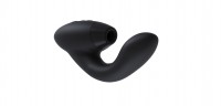 Womanizer Duo Vibe with Clit Stimulation Black