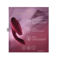 Luxusní vibrátor s podtlakovou stimulací Womanizer Duo Bordeaux