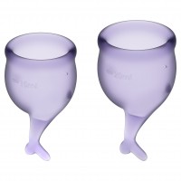 Satisfyer Feel Secure Menstrual Cups Transparent