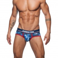 Slipy Addicted AD697P Camo Mesh Brief Push Up 3 ks