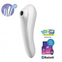 Vibrátor s tlakovými vlnami Satisfyer Dual Pleasure White