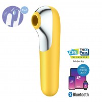 Satisfyer  Dual Love Air Pulse Vibrator Yellow