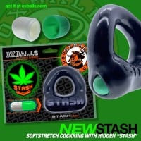 Oxballs Stash Cock Ring Clear