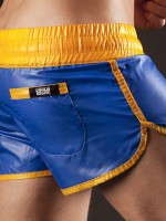 Šortky Barcode Berlin Shinie Short Boxer modro-žluté