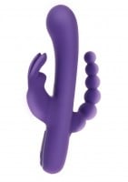 Vibrátor s trojí stimulací ToyJoy Triple Pleasure