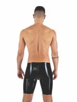 Gumové kraťasy Mister B Rubber Fucker Shorts černé