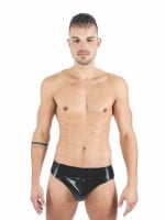 Gumové jocksy Mister B Rubber Jock Strap černé