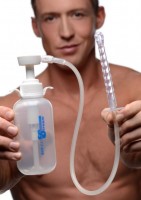 CleanStream Pump Action Enema Bottle with Nozzle