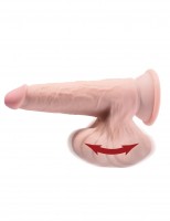 Dildo s pohyblivými semenníkmi King Cock Plus 8″ Triple Density