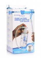 CleanStream Pump Action Enema Bottle with Nozzle