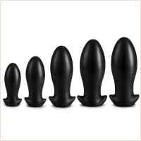 Anální kolík Wolf Pugio Black Silicone S