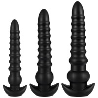 Wolf Bayonet Black Silicone Anal Dildo S