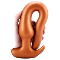 Anální dildo Wolf Khopesh Black Silicone S