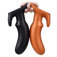 Análny kolík Wolf Sickle Black Silicone M