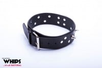 Whips Leather Collar with Leash for Him