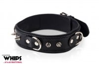 Whips Slave Leather Collar with Leash for Him