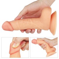 Realistické dildo so semenníkmi Lovetoy The Ultra Soft Dude 7″