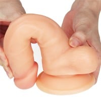 Realistické dildo so semenníkmi Lovetoy The Ultra Soft Dude 8″