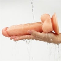 Realistické dildo s varlaty Lovetoy The Ultra Soft Dude 8″