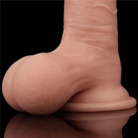 Realistické dildo se stahovací předkožkou Lovetoy 7.8″