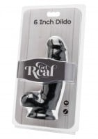 Realistické dildo ToyJoy Get Real 6 Inch černé