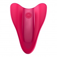 Prikladací vibrátor Satisfyer High Fly červený