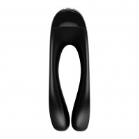 Prstový vibrátor Satisfyer Candy Cane Black