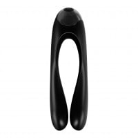 Prstový vibrátor Satisfyer Candy Cane Black