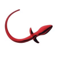 Slave4master Silicone Puppy Tail Black-Red