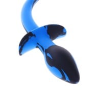 Slave4master Silicone Puppy Tail Black-Blue