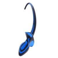 Slave4master Silicone Puppy Tail Black-Blue